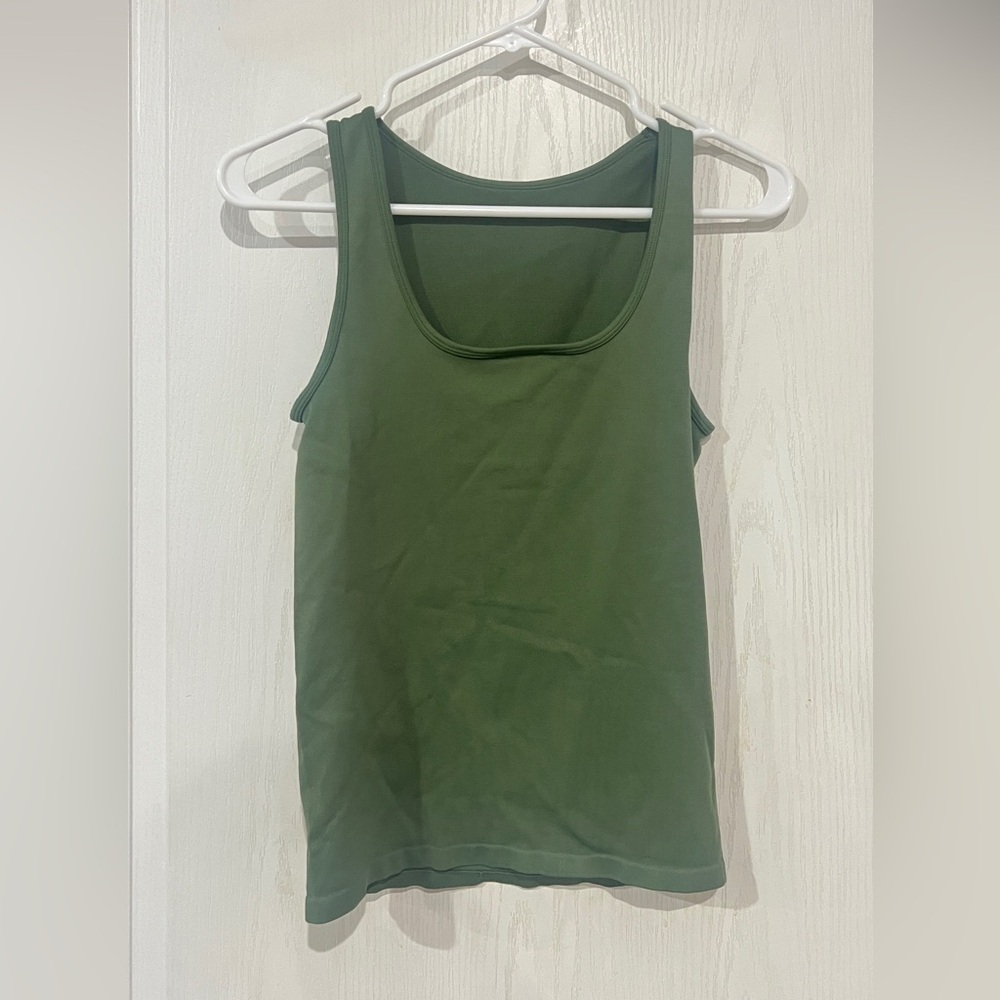 REMOVING TODAY Final price Olive Green Sleeveless Women's Top